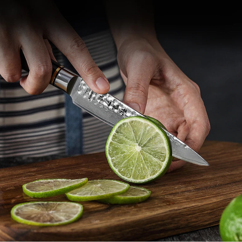 5-Inch Utility Knife – VG10 Damascus Steel | 67-Layer Blade UK
