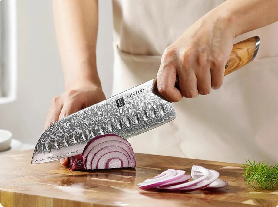 Faca Santoku, Faca Santoku Tramontina, Faca Santoku Tramontina Century 7, Faca Japonesa Santoku, Facas Xinzuo, Faca Xinzuo.