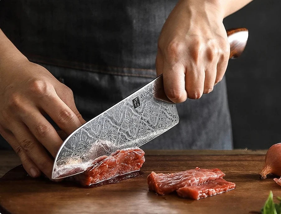 Faca Santoku, Faca Santoku Tramontina, Faca Santoku Tramontina Century 7, Faca Japonesa Santoku, Facas Xinzuo, Faca Xinzuo.