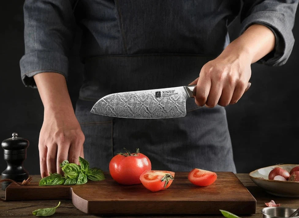 Faca Santoku, Faca Santoku Tramontina, Faca Santoku Tramontina Century 7, Faca Japonesa Santoku, Facas Xinzuo, Faca Xinzuo.