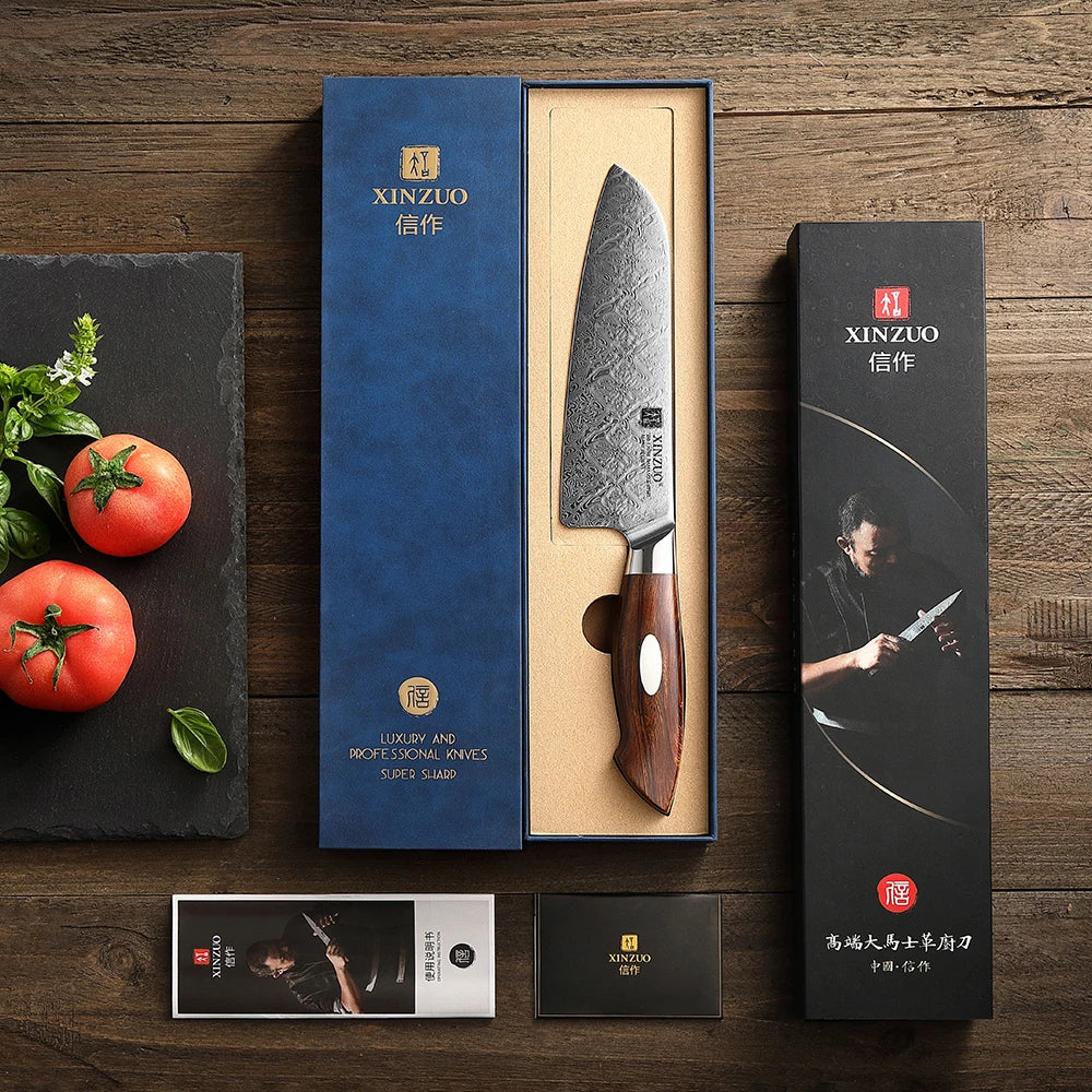 Faca Santoku, Faca Santoku Tramontina, Faca Santoku Tramontina Century 7, Faca Japonesa Santoku, Facas Xinzuo, Faca Xinzuo.