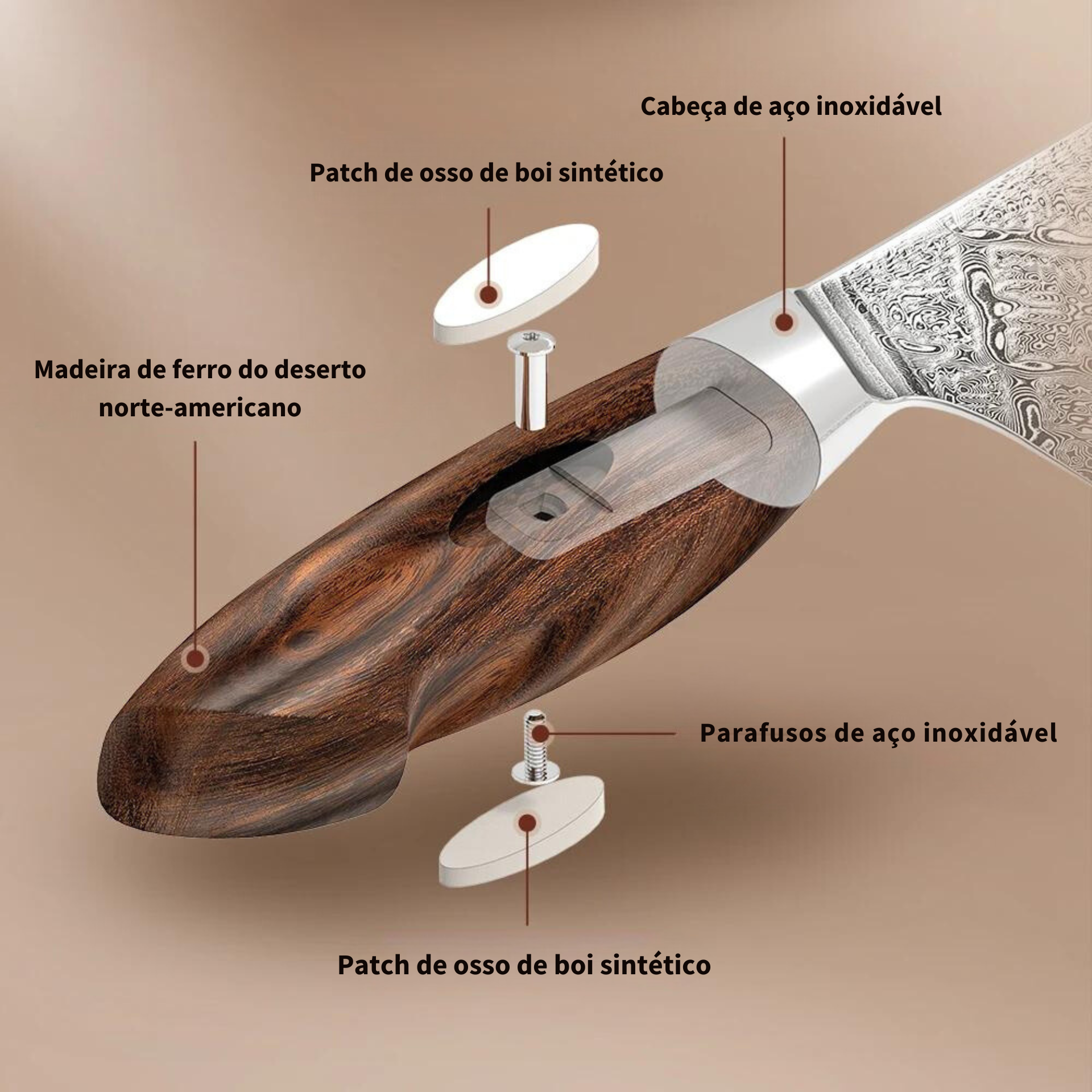 Faca Santoku, Faca Santoku Tramontina, Faca Santoku Tramontina Century 7, Faca Japonesa Santoku, Facas Xinzuo, Faca Xinzuo.