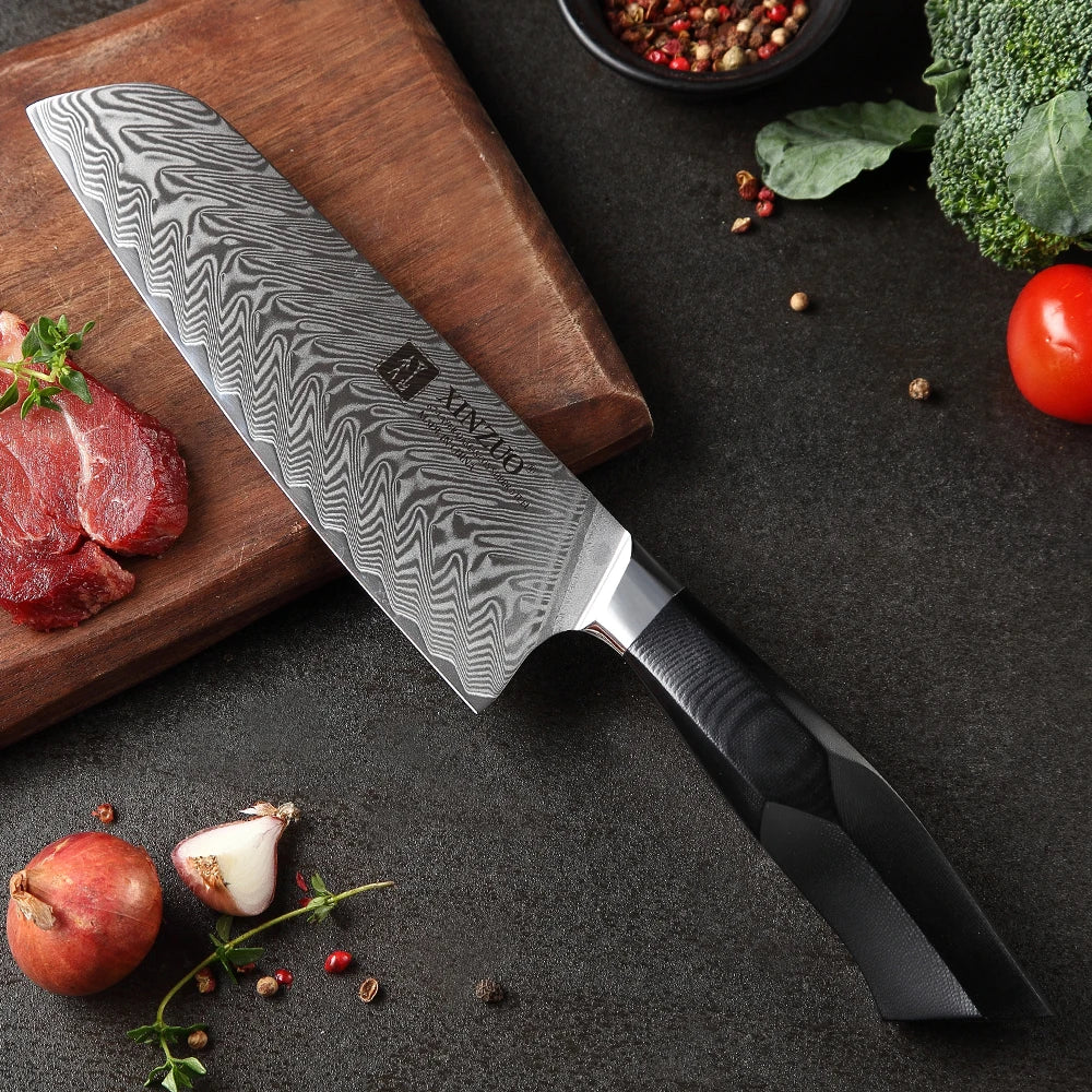 Faca Santoku, Faca Santoku Tramontina, Faca Santoku Tramontina Century 7, Faca Japonesa Santoku, Facas Xinzuo, Faca Xinzuo.