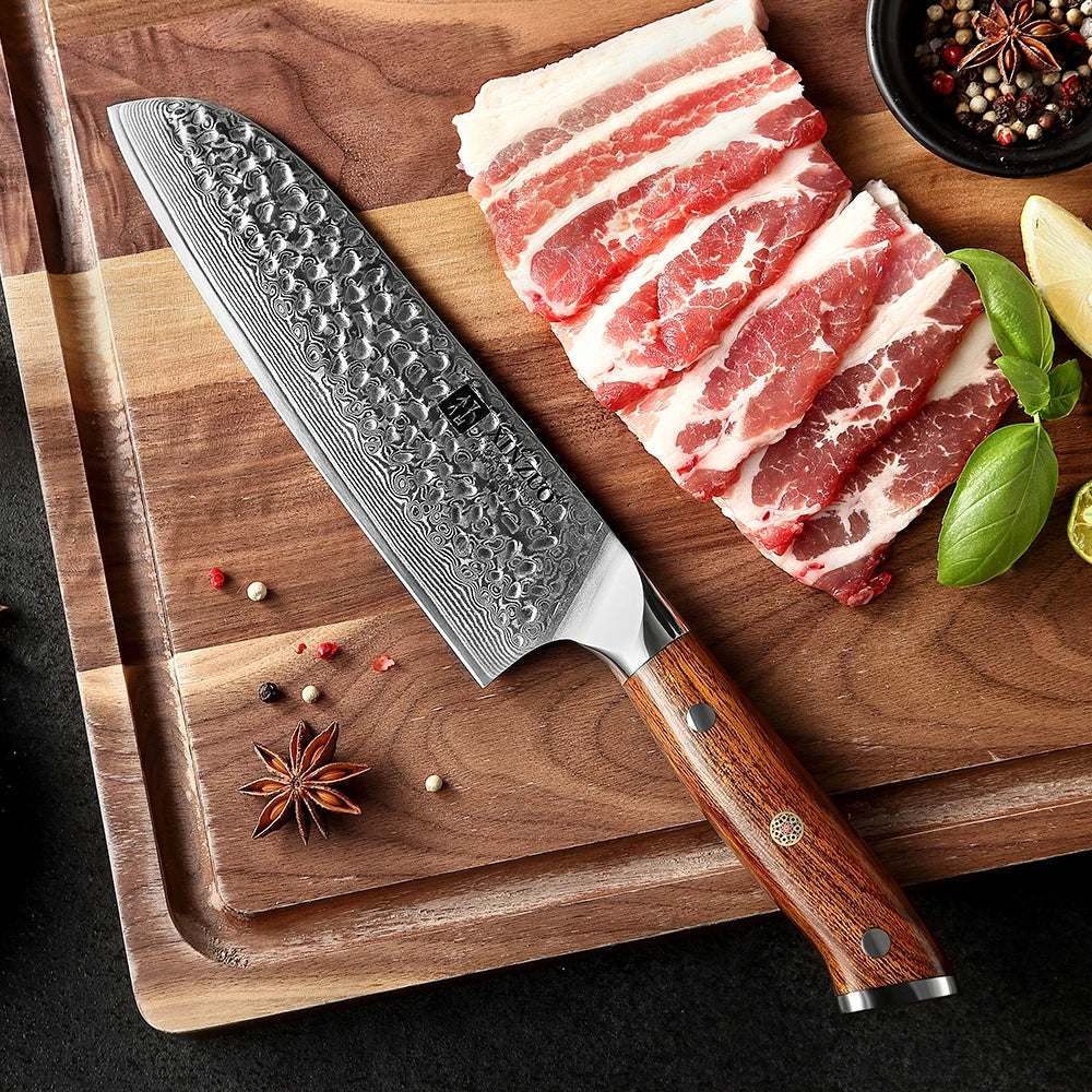 Faca Santoku, Faca Santoku Tramontina, Faca Santoku Tramontina Century 7, Faca Japonesa Santoku, Facas Xinzuo, Faca Xinzuo.