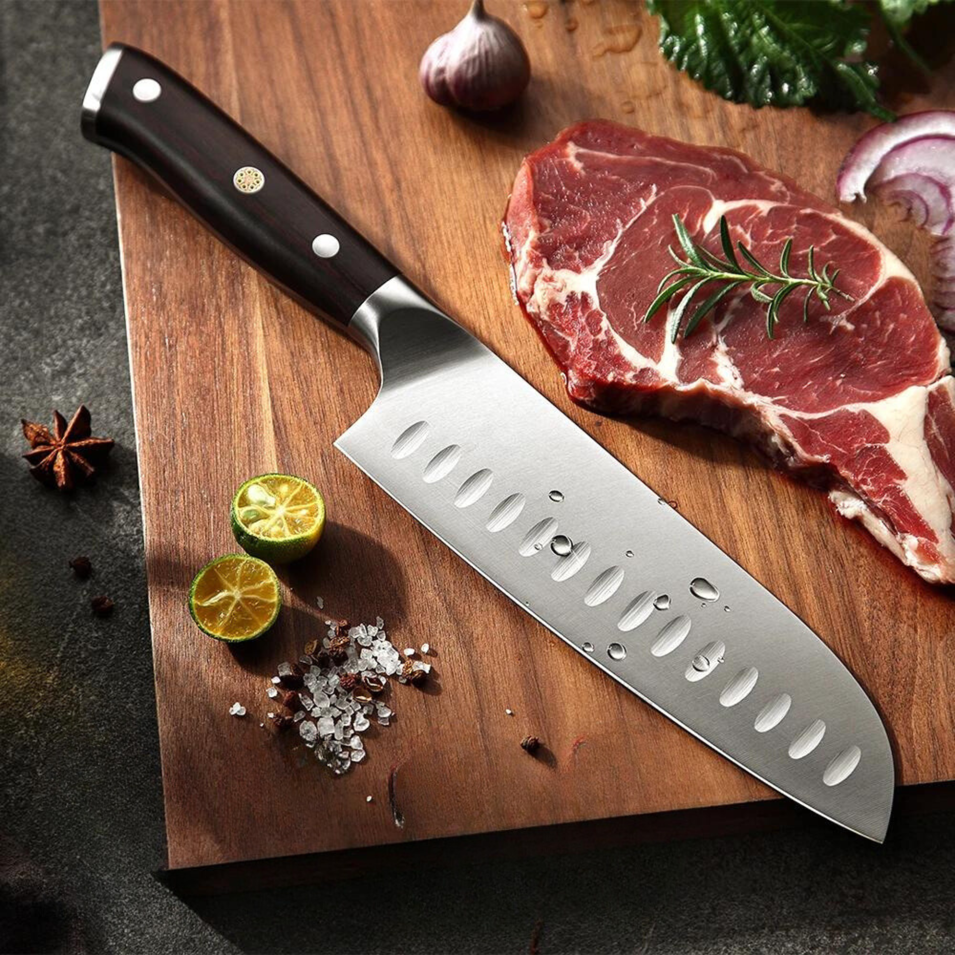 Faca Santoku, Faca Santoku Tramontina, Faca Santoku Tramontina Century 7, Faca Japonesa Santoku, Facas Xinzuo, Faca Xinzuo.